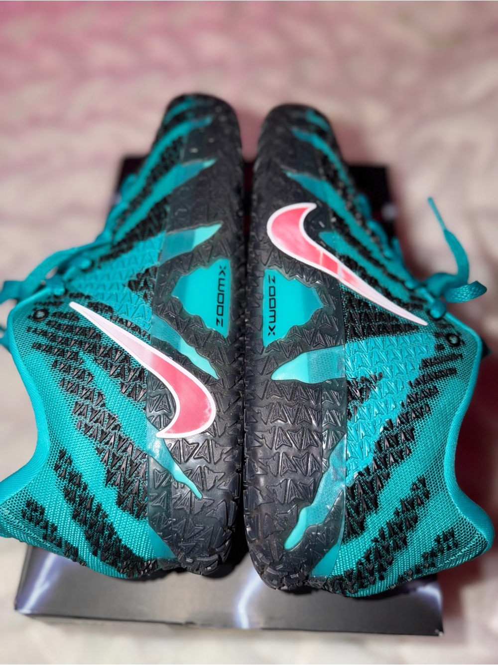 Nike Ja 3 Turbo Green & Black basketball Shoes with Red hologram Swoosh